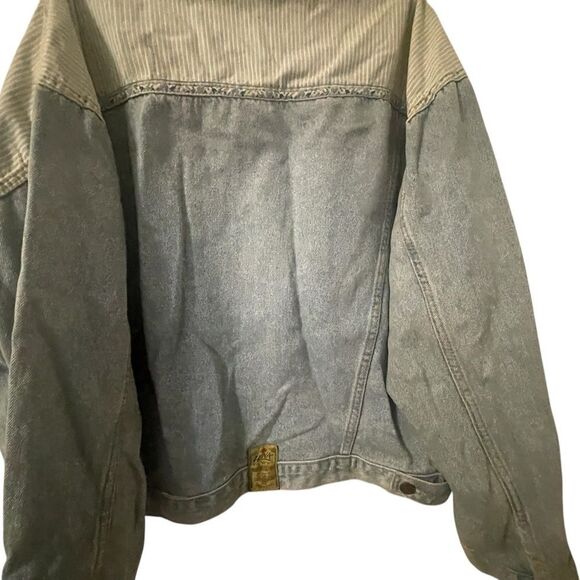 Vintage Zena Denim Jacket Floral Pink Women’s Size Large Made USA RARE - Picture 16 of 16